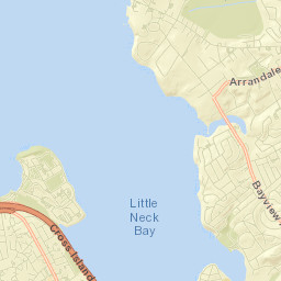 East Atlantic Beach Street Map
