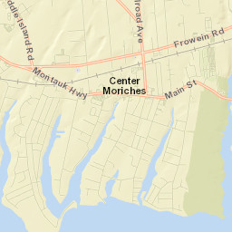 Center Moriches Street Map