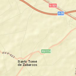 Santo Tomé de Zabarcos Street Map