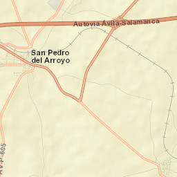 San Pedro del Arroyo Street Map