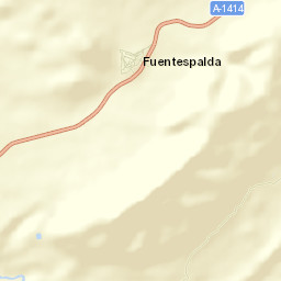 Fuentespalda Street Map