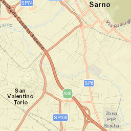 San Valentino Torio Street Map