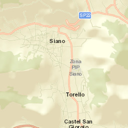 Siano Street Map