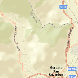 Mercato San Severino Street Map