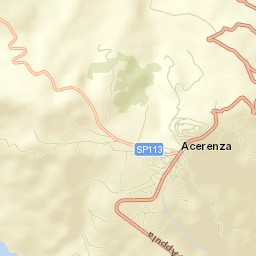 Acerenza Street Map