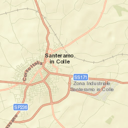 Santeramo in Colle Street Map