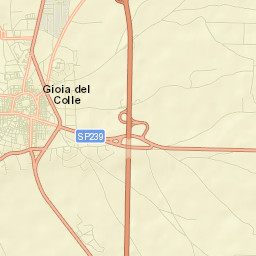 Gioia del Colle Street Map