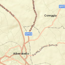 Alberobello Street Map