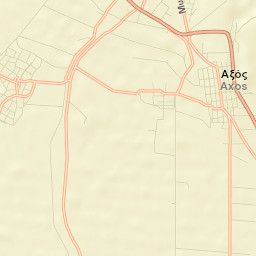 Axós Street Map