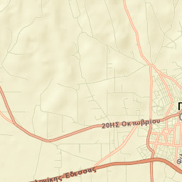 Giannitsá Street Map