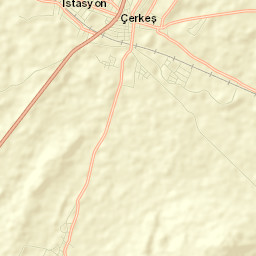 Çerkeş Street Map