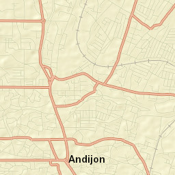 Andijon Street Map