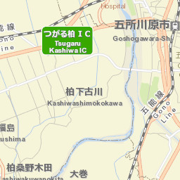 Goshogawara Street Map