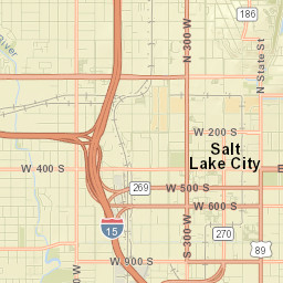 332 1100 East Salt Lake City UT Street Map