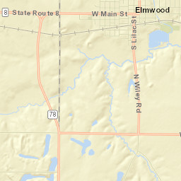 Elmwood Street Map