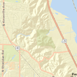 Peoria Heights Street Map