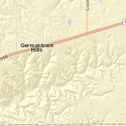 Germantown Hills Street Map