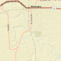Watseka Street Map