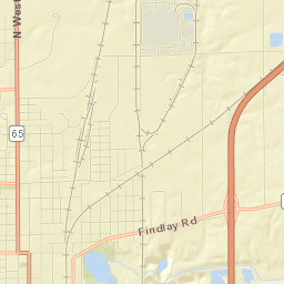 Allen County Street Map