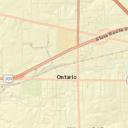 Ontario Street Map