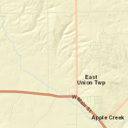 Apple Creek Street Map