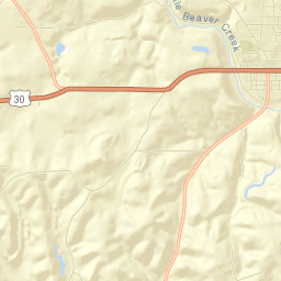 Columbiana County Street Map