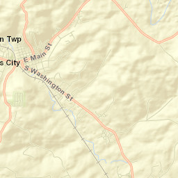 Evans City Street Map