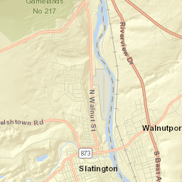 Slatington Street Map
