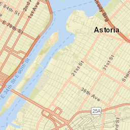 Astoria Street Map