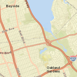 Douglaston Street Map