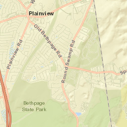 Old Bethpage Street Map