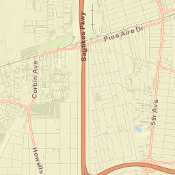Bay Wood Street Map