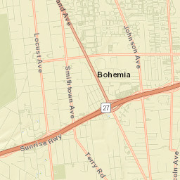 Bohemia Street Map