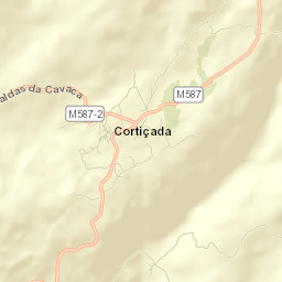 Cortiçada Street Map