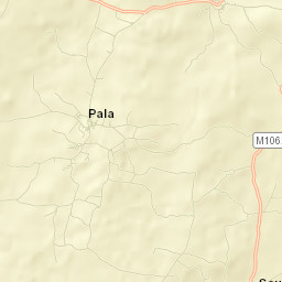 Pala Street Map