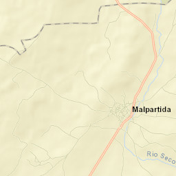 Malpartida Street Map