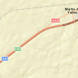 Martín de Yeltes Street Map