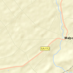 Malpartida Street Map