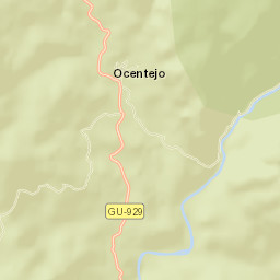 Ocentejo Street Map