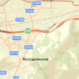 Piazza del Galdo-Sant'Angelo Street Map