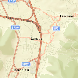 Lancusi-Penta-Bolano Street Map