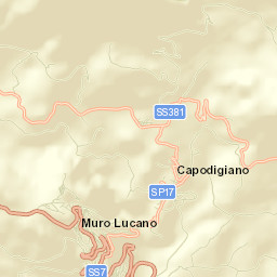 Muro Lucano Street Map