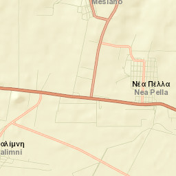 Néa Pélla Street Map