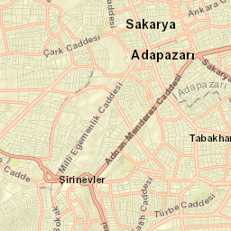 Serdivan Street Map