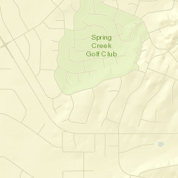 Spring Creek Street Map