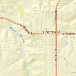Appanoose County Street Map