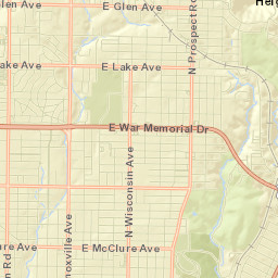 North Peoria Street Map