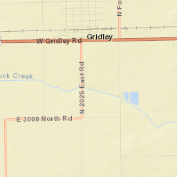 Gridley Street Map