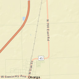 Onarga Street Map