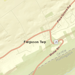 Pine Grove Mills Street Map